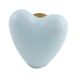 Sky Blue Tiny Heart Ceramic Cabinet Knobs 